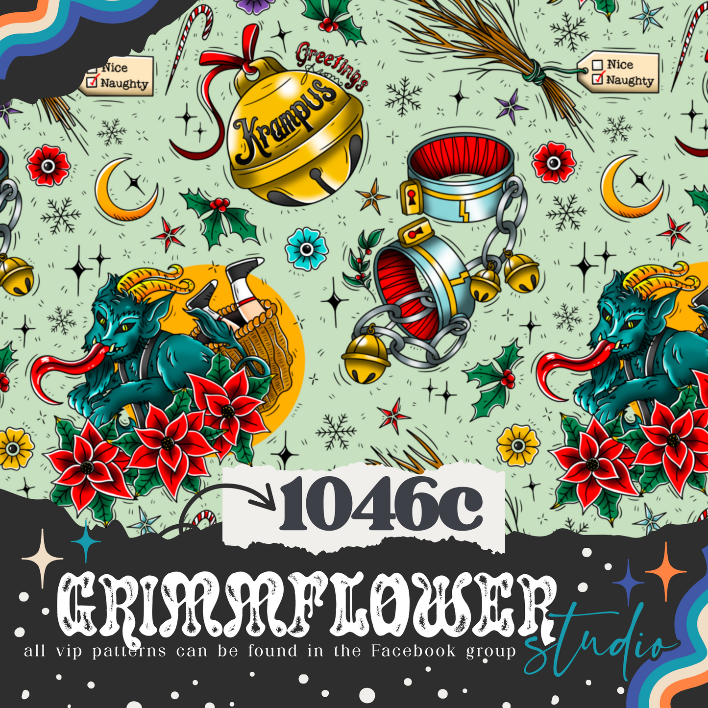 Tattoo Spooky Krampus 1046