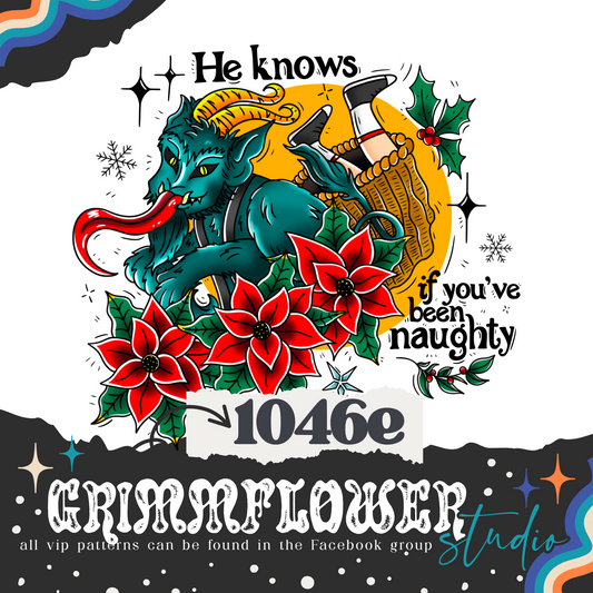 Tattoo Spooky Krampus 1046e PNG