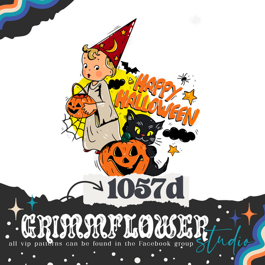 Vintage Black Cat 1057d PNG (Short Hair)