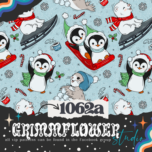 Vintage Christmas Snow Buddies 1062