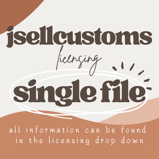 Single File License (Includes Overseas Manufacturing & Bamboo)