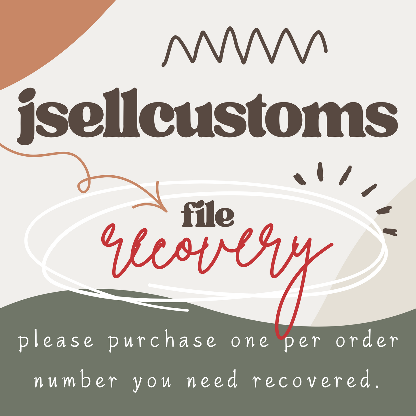 FILE RECOVERY POLICY (for Discontinued or Past Purchases)