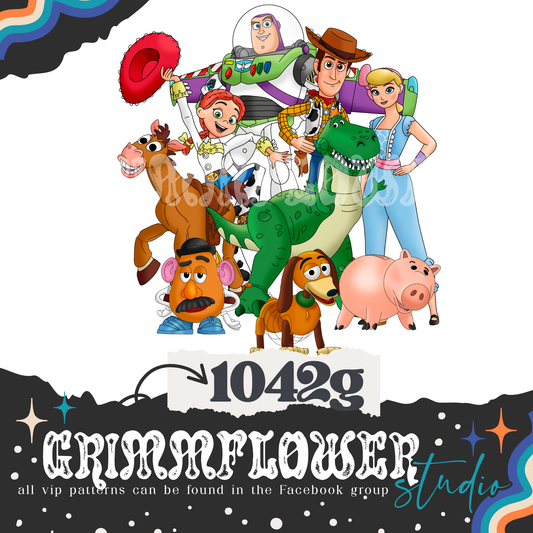 Story Friends Stacked Up 1042g & 1042h PNG