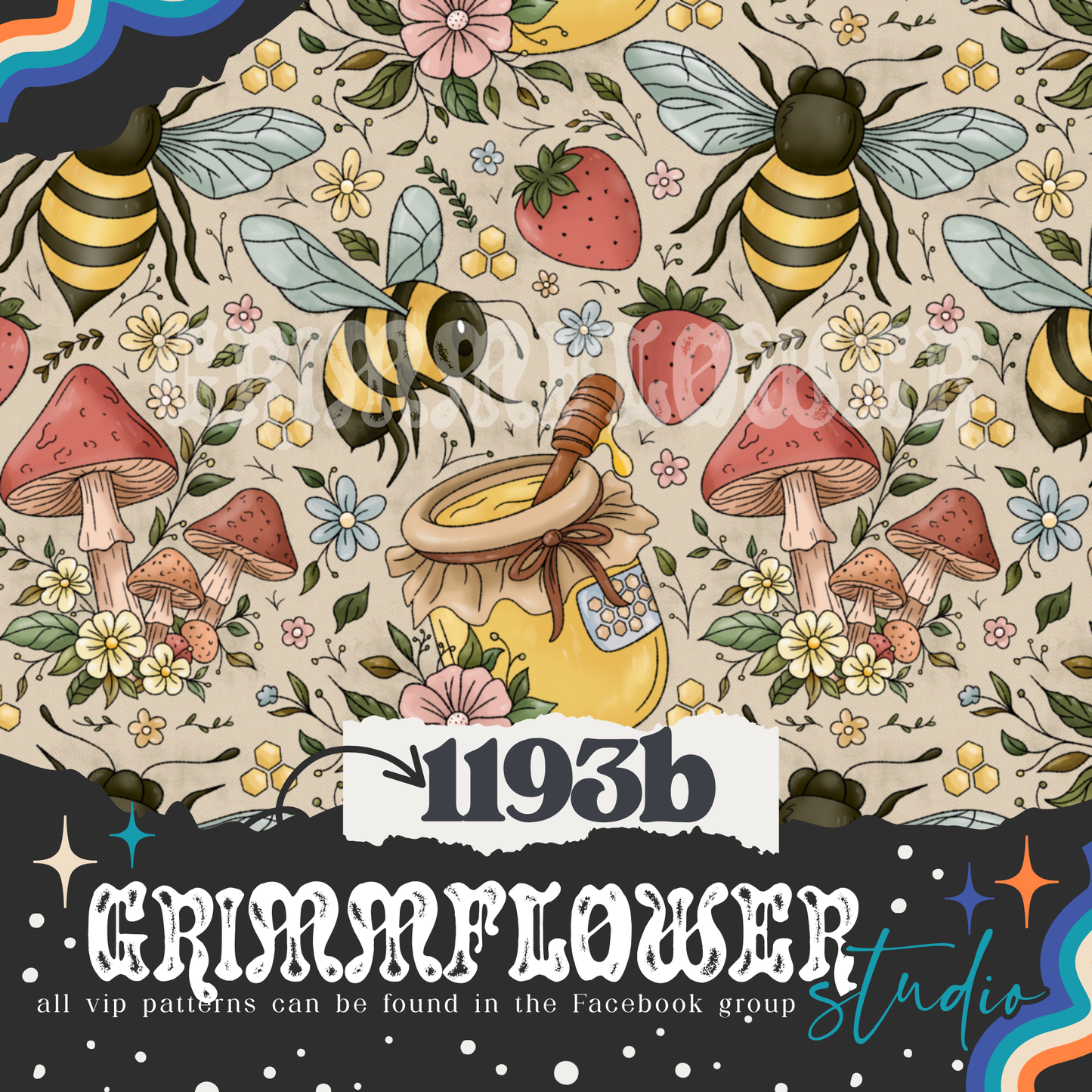 Cottage Bees 1193