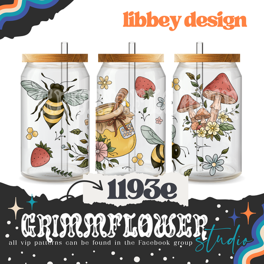 Cottage Bees 1193e Libbey Design