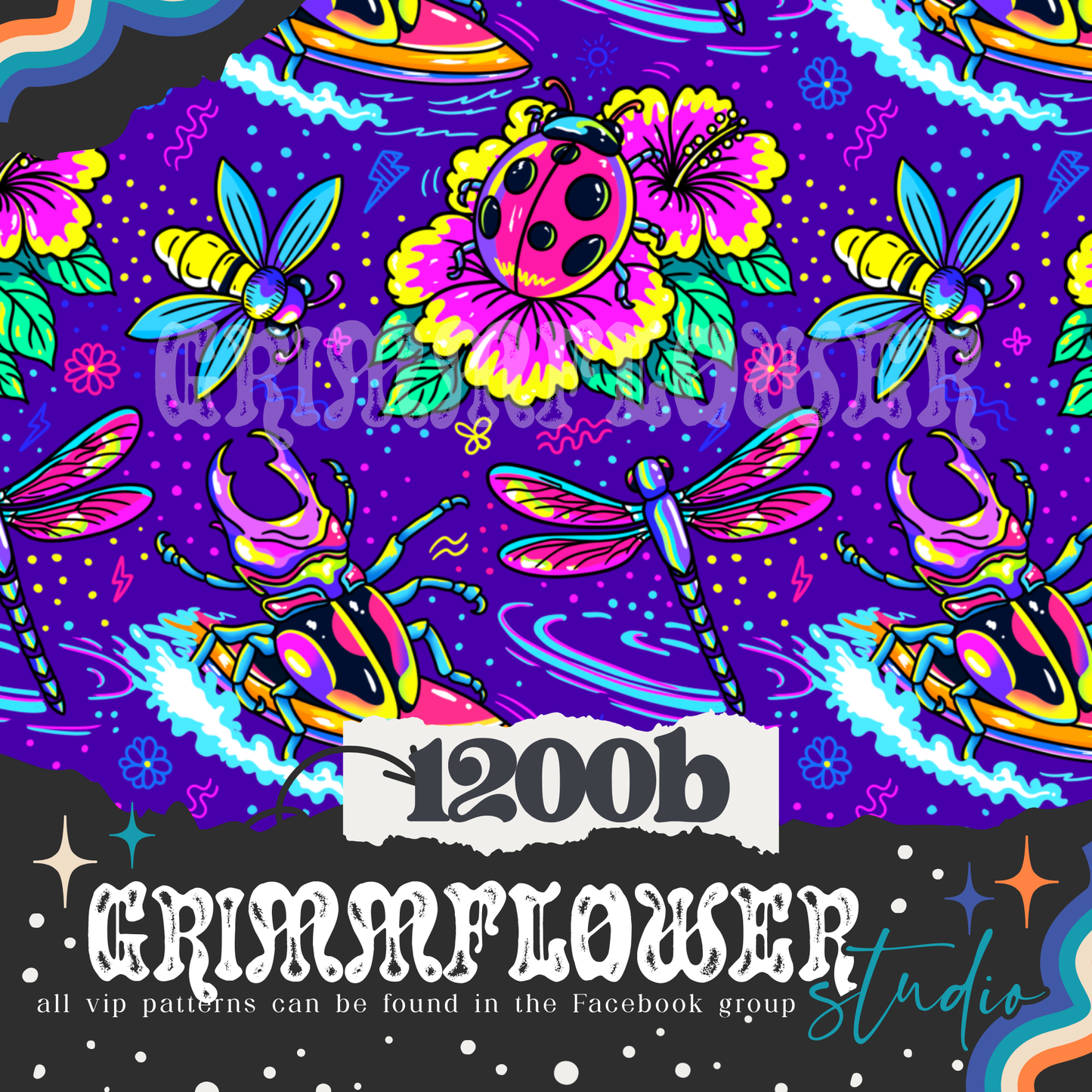 Neon Bugs 1200