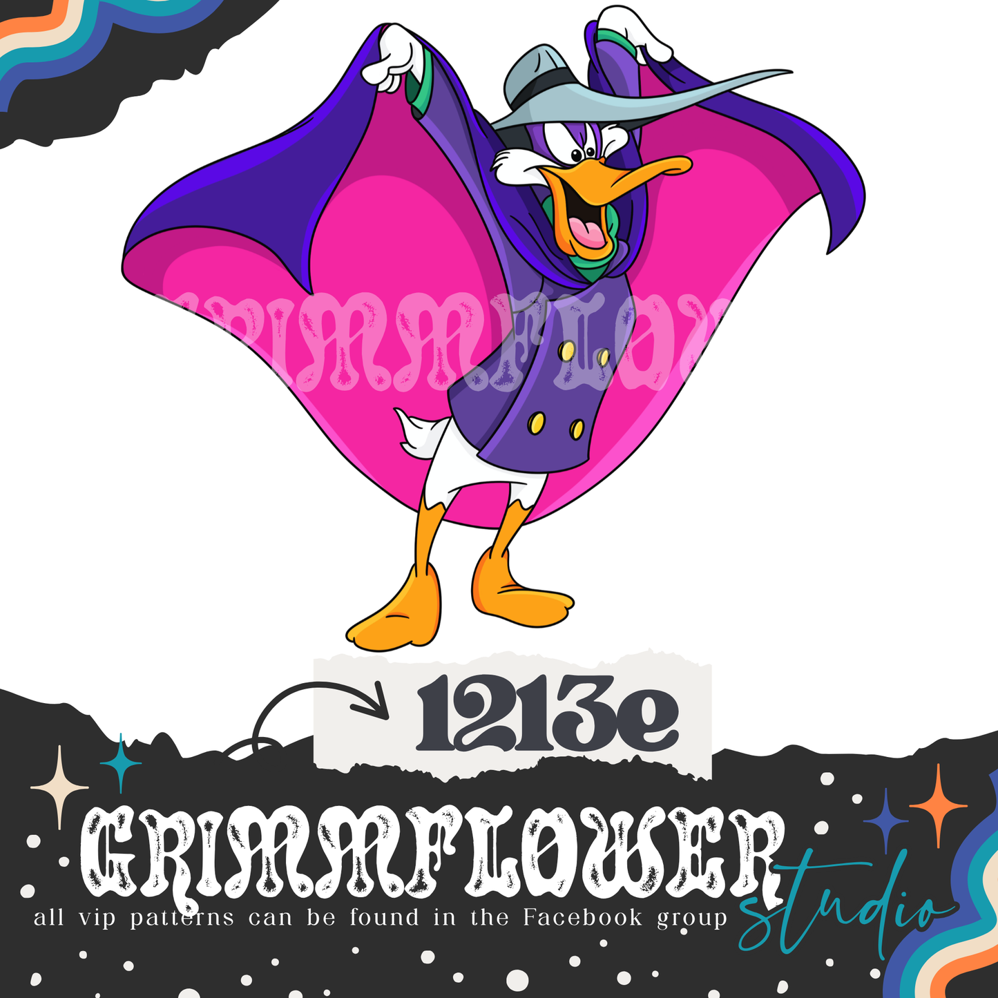 Masked Duck 1213e PNG