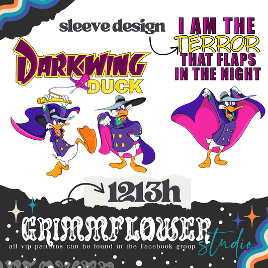 Masked Duck 1213h PNG & Sleeve Design