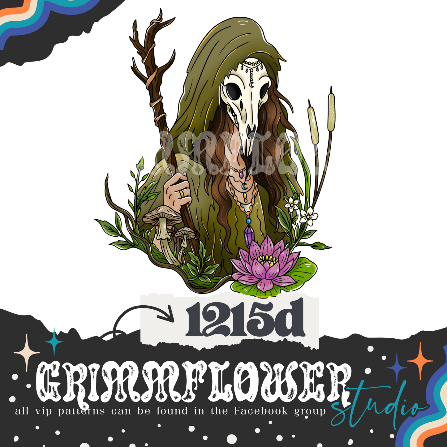 Swamp Witch 1215d PNG