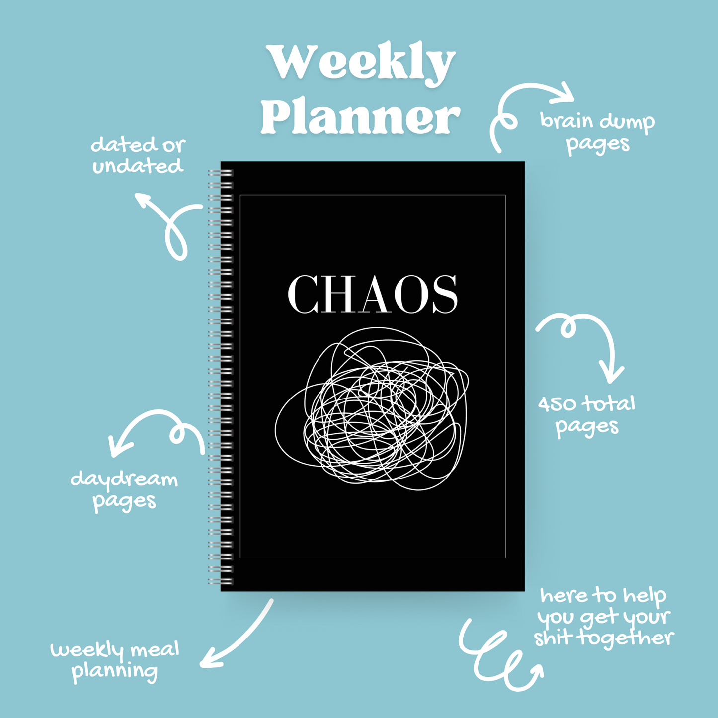 Chaos Planner & Sticker Bundle