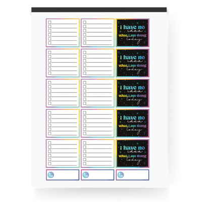 Chaos Planner Stickers