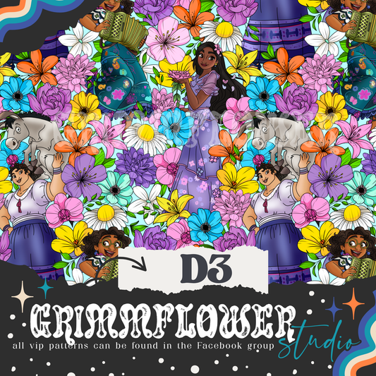 Encanto Flowers D3