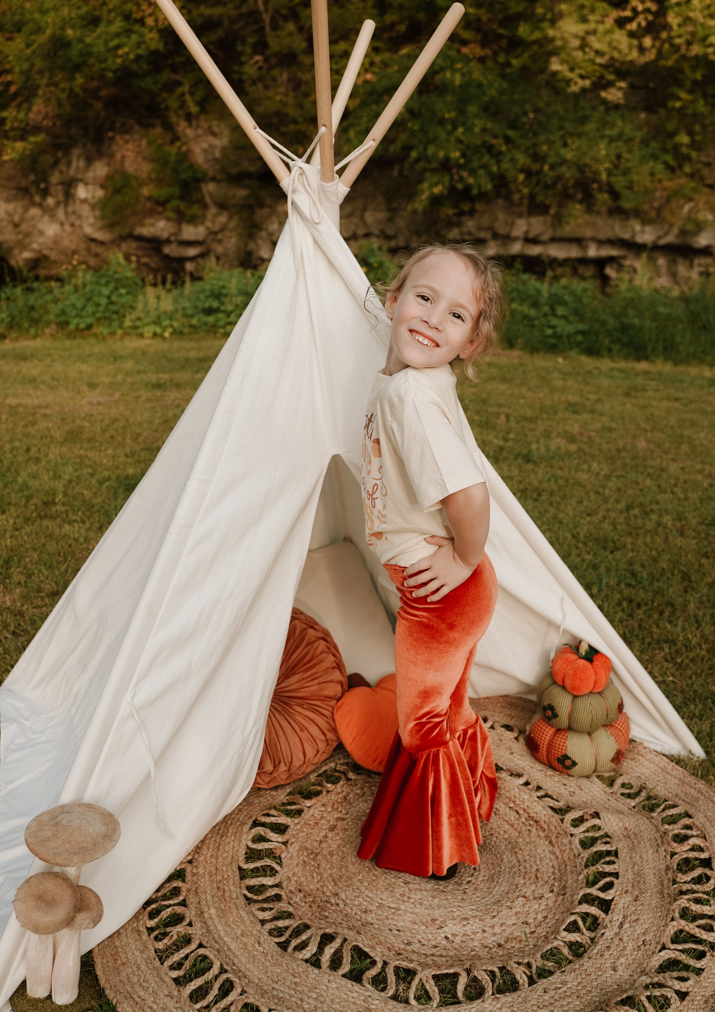 Harvest Bells - Rust Velvet