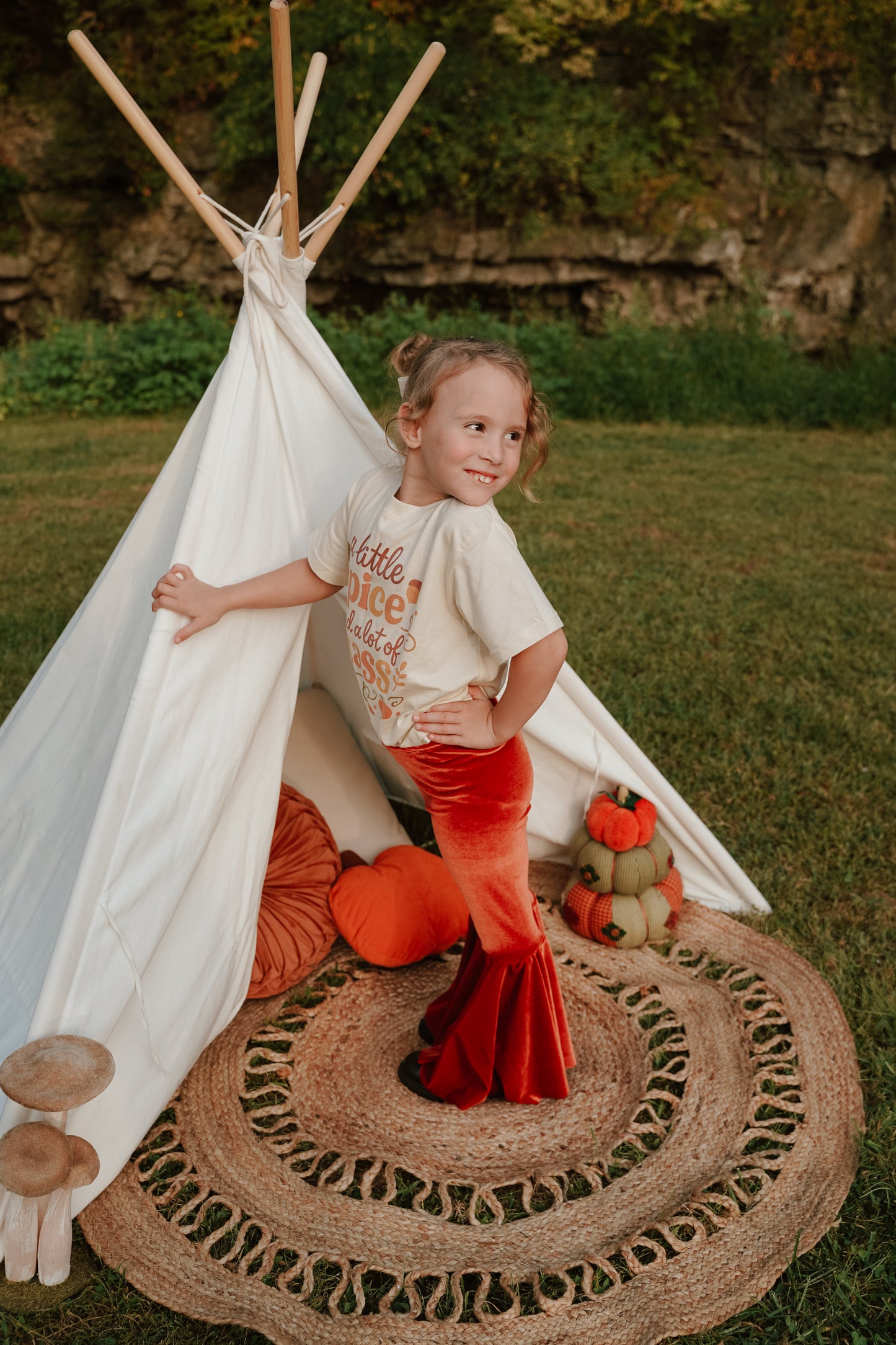 Harvest Bells - Rust Velvet