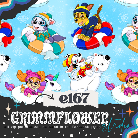 Pup Snow Day e167